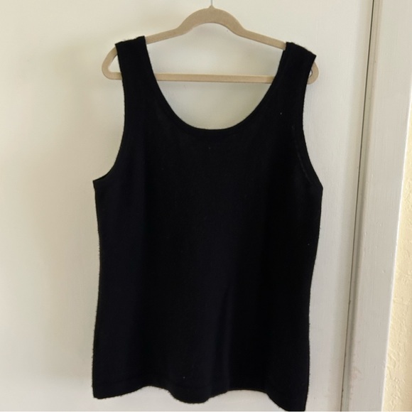 Lan Jaenicke Cashmere Tank Top Sleeveless Sweater - Picture 3 of 5